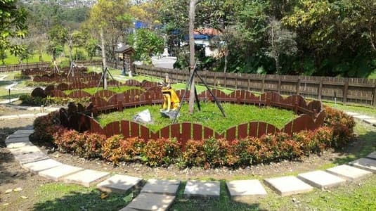 台北市首設的寵物灑葬區「祕密花園」